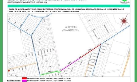 Reacondicionamiento vial en la zona rural de Florencio Varela